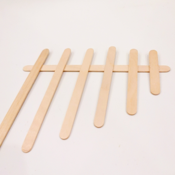 小学科学实验材料木条木棒手工制作桥梁模型扁木条DIY科学探究