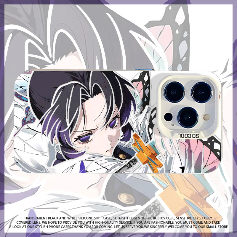 蝴蝶忍适用于小米17promax手机壳xiaomi虫柱15sPro新款彩银壳mi鬼灭之刃14动漫二次元周边13男女防摔保护套软