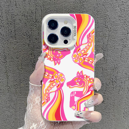 马年限定适用于OPPOreno15pro手机壳reno14国潮13新款彩银壳12新中式11小众高级感10pro+新年过年9女8/7/6/5k