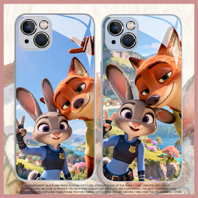 疯狂动物城20玻璃手机壳