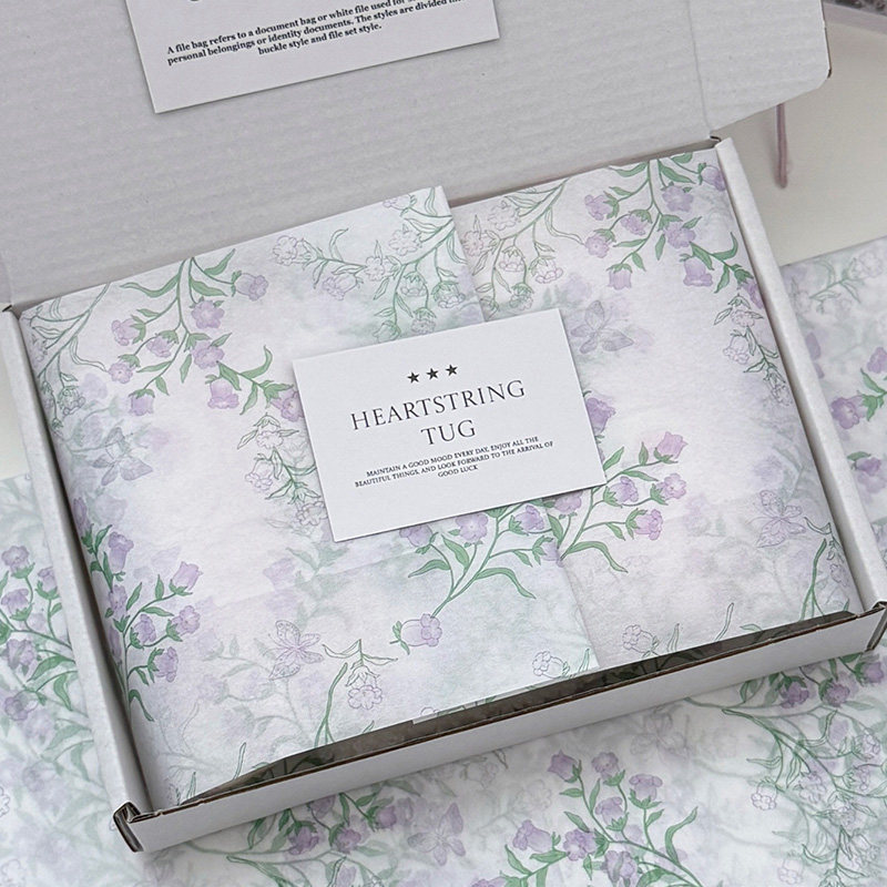 ins高颜值雪梨纸衣服鲜花礼物文创包装纸出卡打包材料飞机盒内衬图片