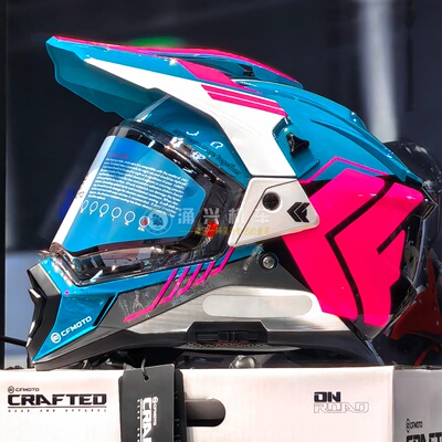 春风越野头盔拉力头盔双镜片