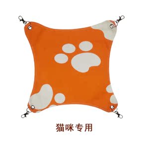 猫咪吊床 小宠吊床秋千睡袋龙猫用品棉帆布 多颜色规格
