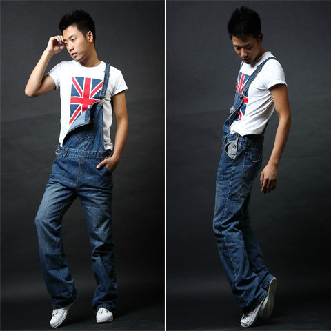 男装2018男士牛仔背带裤牛仔裤时尚韩潮长裤休闲宽松工装裤大码裤在类目 男装, 牛仔裤中 - 来自Buy2taobao.com提供专业的淘宝代购服务