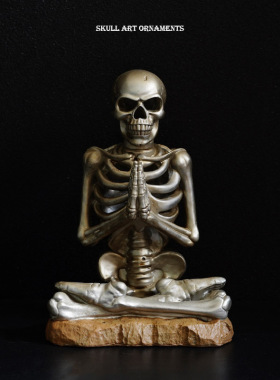 欧式树脂骷髅造型摆件装饰