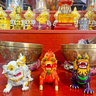 北京狮 貔貅 风水三煞风水摆件化风水 麒麟 树脂玻璃钢彩绘三神兽