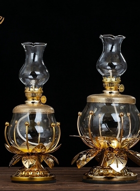 自用推荐富贵油灯调光包邮莲花