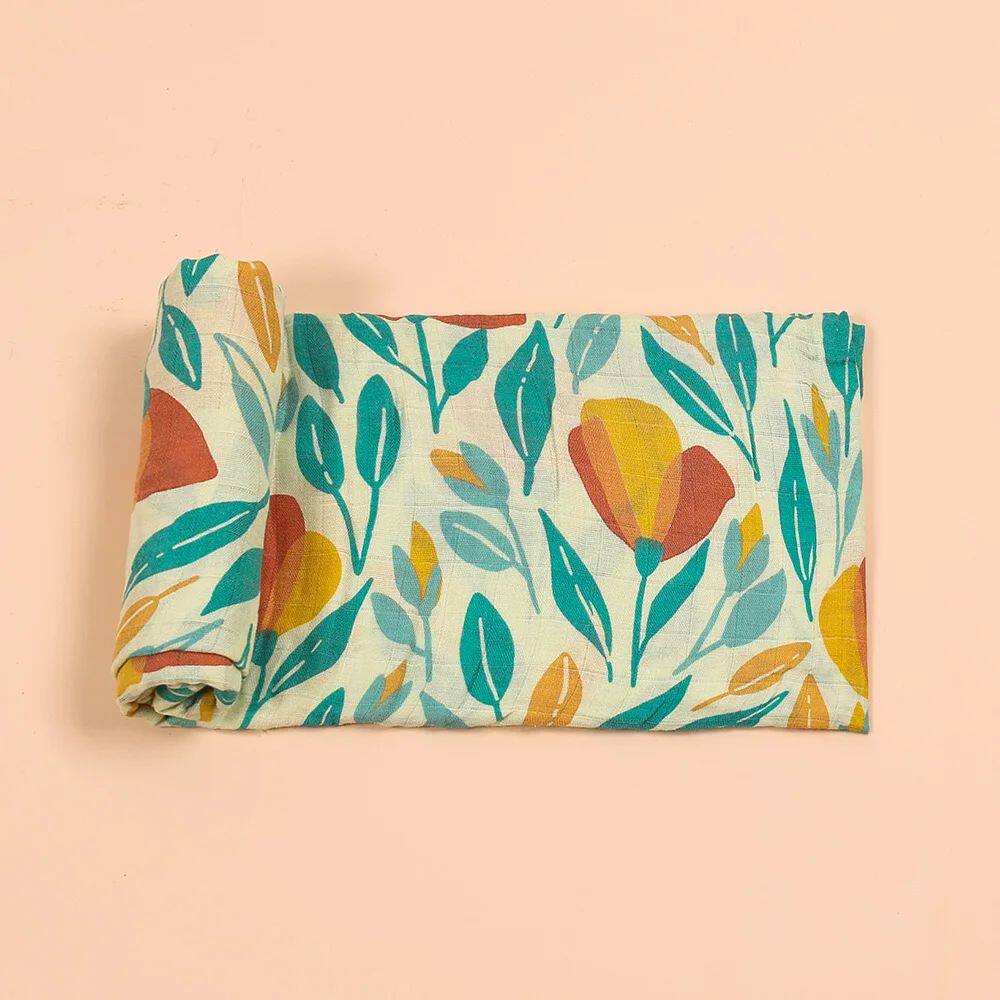 HAPPYFLUTE  담요 신생 대나무를 위한 모슬린 싸개