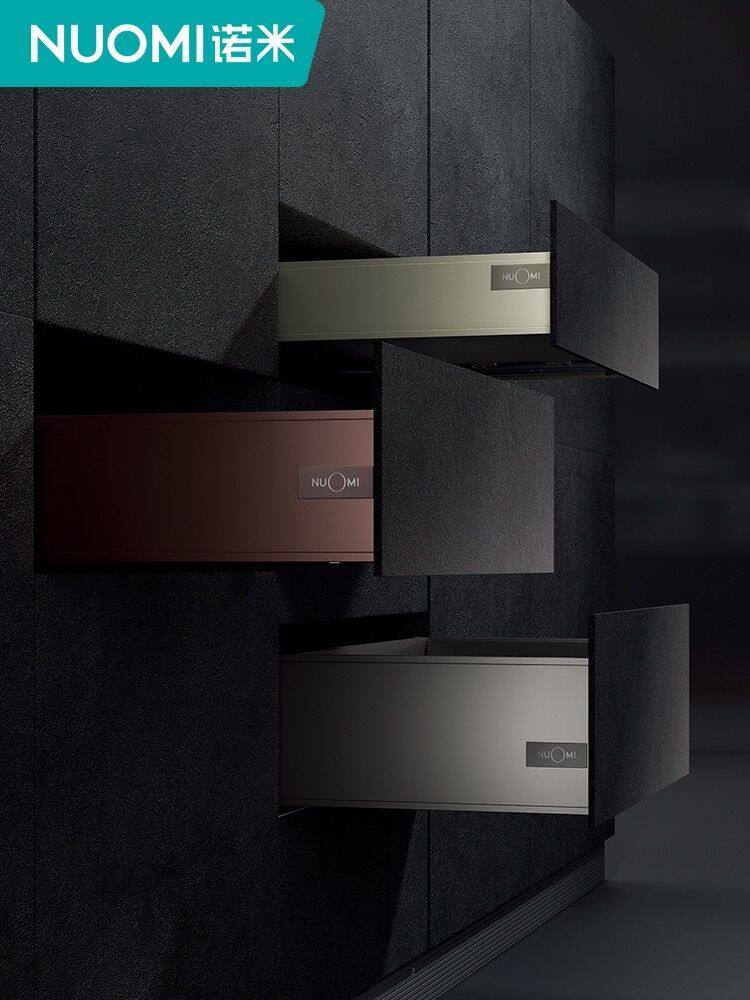 NUOMI/诺米骑马抽阻尼轨道金属豪华橱房柜门抽屉低中帮高帮抽18板,基础建材,导轨,淘宝优惠券,粉丝福利购,淘宝优惠卷