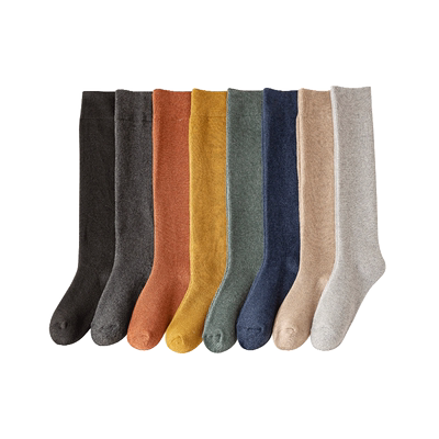 小腿袜女加绒加厚保暖秋冬季