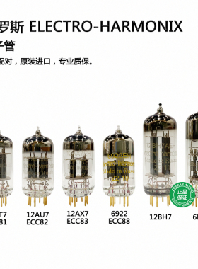 俄罗斯EH12AX7/ECC83/12AU7/ECC82/12AT7/ECC81/12BH7/6H30电子管