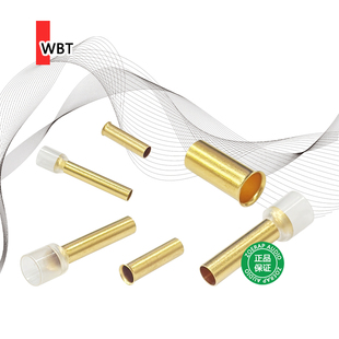 原装正品德国WBT铜套 发烧音响压线管 铜管 电源线喇叭线压接端子