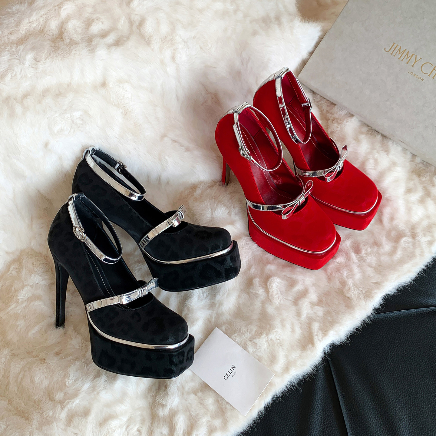 圆圆妈2026春季新款单鞋性感时尚高级感细跟防水台蝴蝶结高跟女鞋,女鞋,玛丽珍鞋,淘宝优惠券,粉丝福利购,淘宝优惠卷