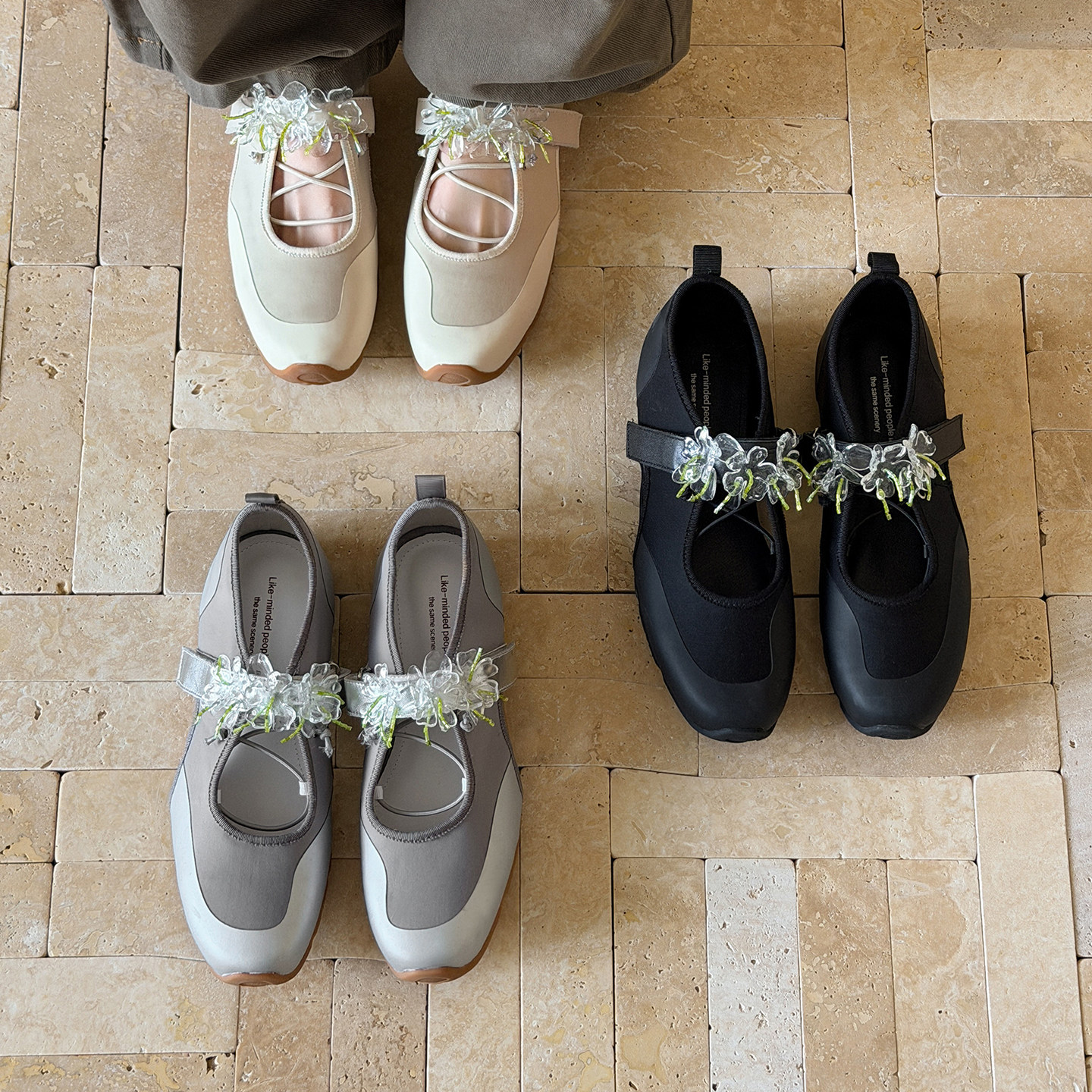 时尚休闲百搭内增高魔术贴玛丽珍