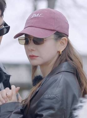 妻子的浪漫旅行同款太阳眼镜男女ins复古欧美气质百搭方框墨镜