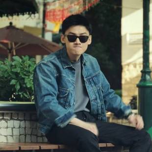 原版不眠日白敬亭丁奇同款牛仔外套春秋翻领开衫夹克上衣男衣服潮