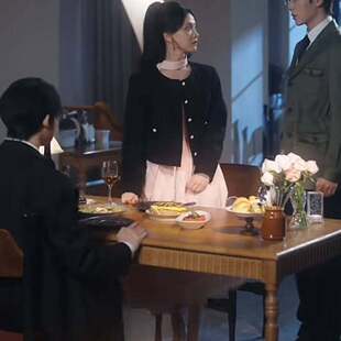 原版短剧婚夜燃尽林秋奈孟瑜同款小香风外套上衣连衣裙女衣服潮