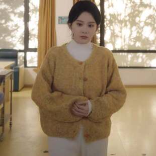 原版短剧许你地久婚长马秋元孟瑜同款毛衣女衣服针织衫外套上衣潮