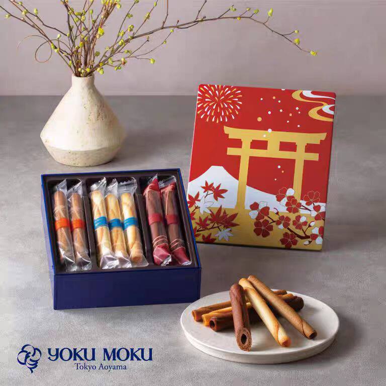 新货到！ 日本进口东京零食yokumoku蛋卷曲奇饼干巧克力伴手礼盒