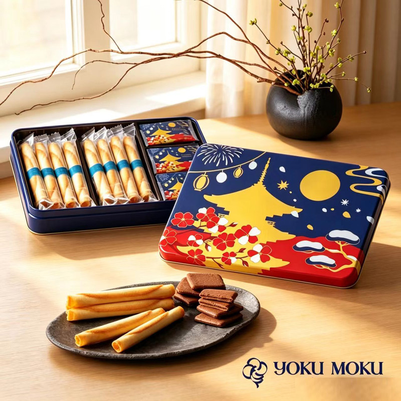 新货到  yokumoku日本东京蛋卷伴手礼盒曲奇饼干进口零食送人节日