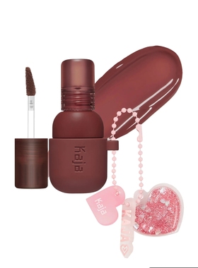 海淘Kaja钥匙扣唇颊两用霜Jelly Charm染唇露光泽唇蜜胭脂腮红蜜