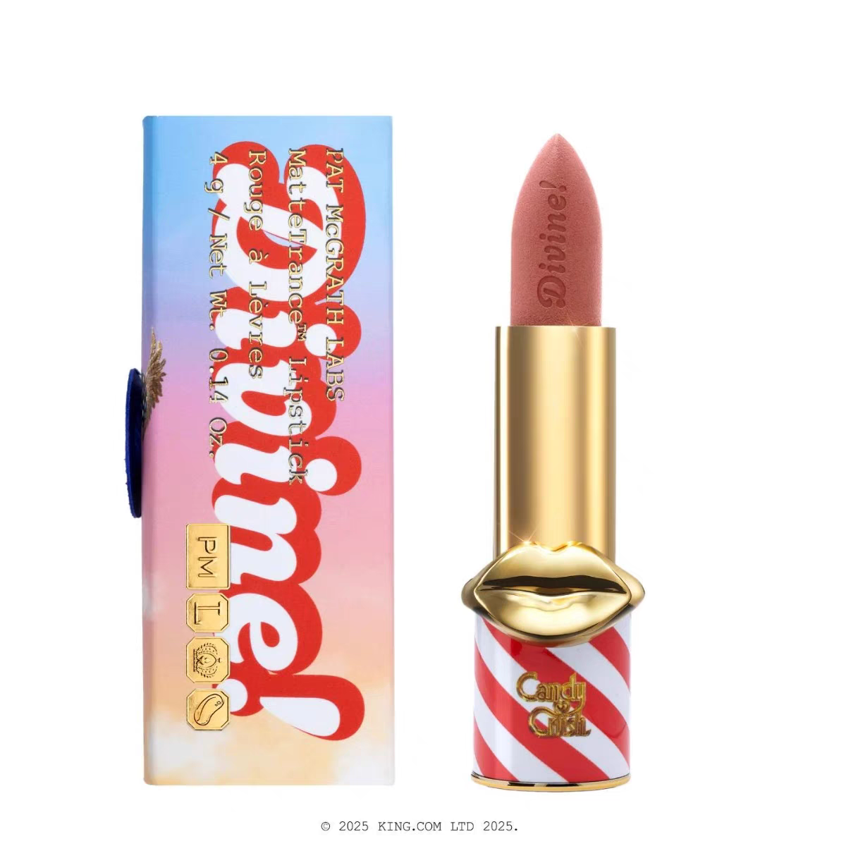 美国采购 新款PAT McGRATH LABS哑光口红Divine Rose 4g