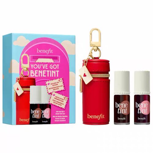 新款 海淘Benefit贝玲妃限定版唇颊两用染液双支礼盒6mlx2