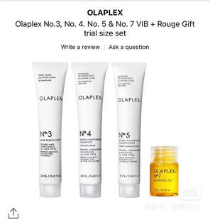 海淘现货 New Set 护发四件套Olaplex 3号4号5号7号精油组合