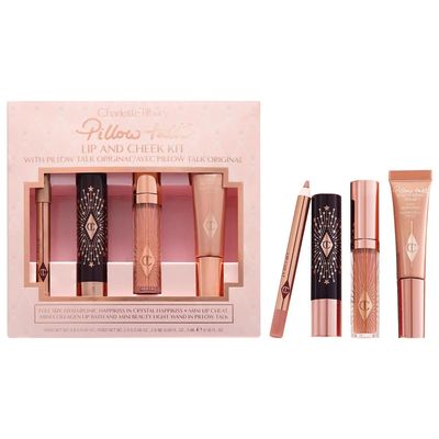 海淘Charlotte Tilbury Pillow Talk Iconic唇釉高光套装