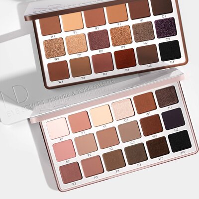 Natasha娜塔莎ND2025新品18色眼影盘Soft/Dramatic 圣诞哑光闪片