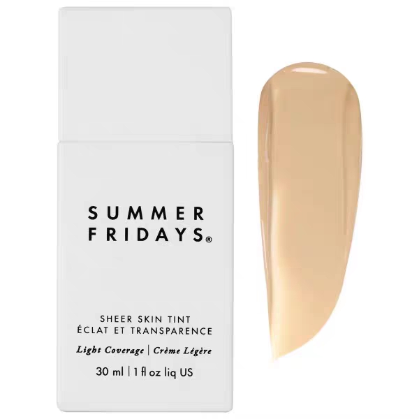 Summer Fridays Sheer Skin Tint 透明质酸角鲨烷有色面霜30ml 彩妆/香水/美妆工具 粉底液/膏 原图主图