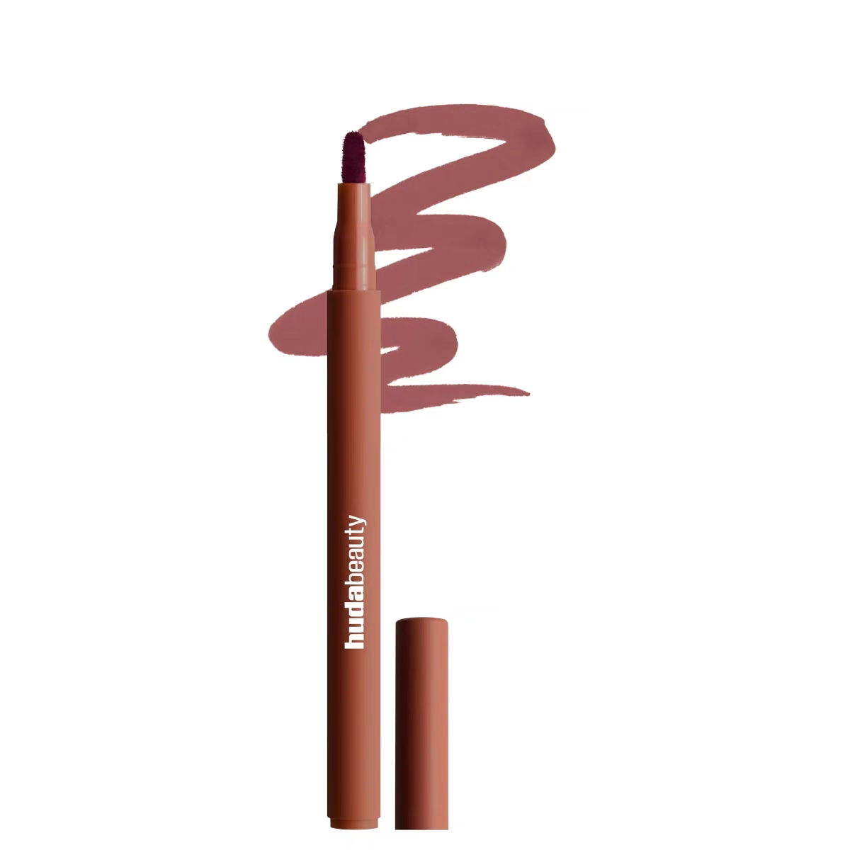 部现 Huda Beauty唇彩笔唇线笔1ml持妆12小时Rosewood/Soft Nude