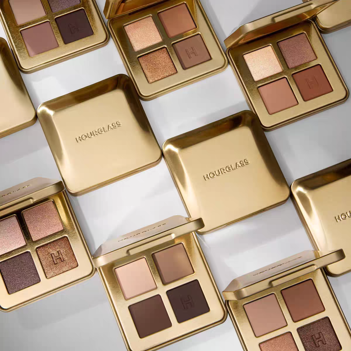 美国海淘 Hourglass Curator™ 新款四色眼影盘Realist/Futurist