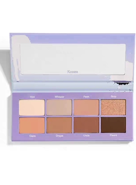 在途美国海淘小众品牌Kosas新款undressed talc-free自然眼影盘