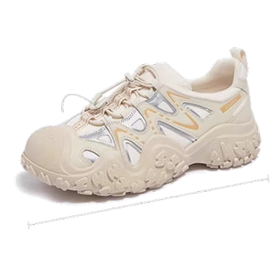 骆驼丑萌鞋女鞋2026春季新款户外徒步登山鞋老爹运动鞋子