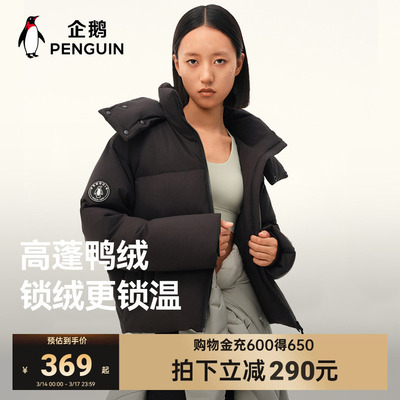企鹅热能防风保暖羽绒服