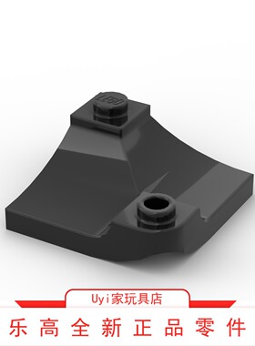 LEGO乐高零件 73682 黑色 中式屋顶 3x3弧形屋顶斜坡件 6338499