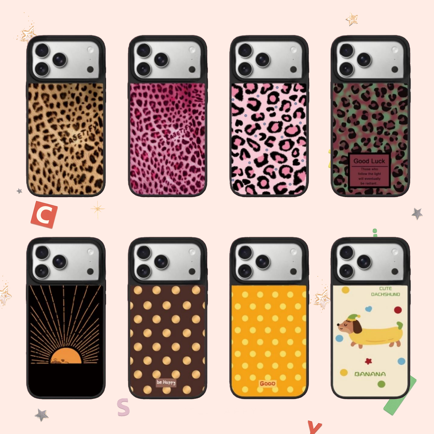 韩国代购 经典豹纹波点适用适用苹果17promax手机壳新款iphone16/15pro保护套14/13磁吸Magsafe12ins11