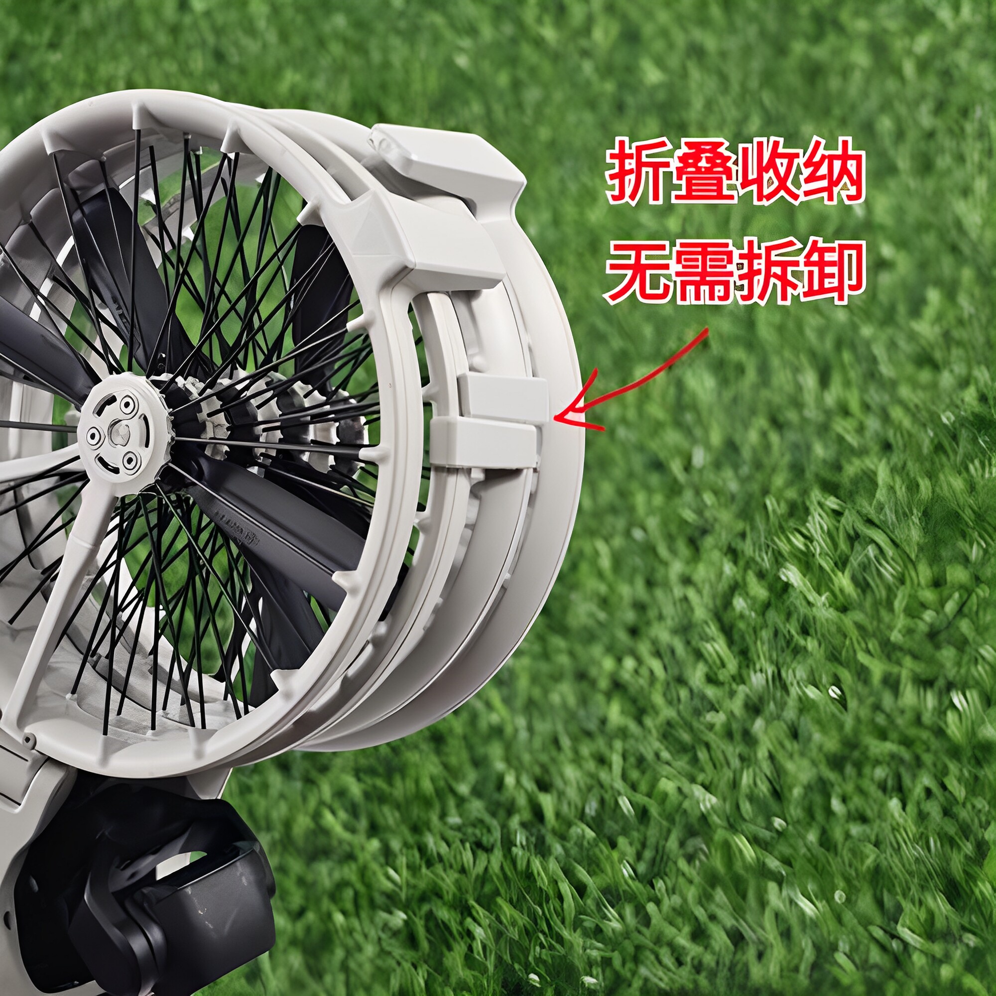 DJI大疆Flip后增高脚架支架起落架后支架免拆折叠脚架无人机配件
