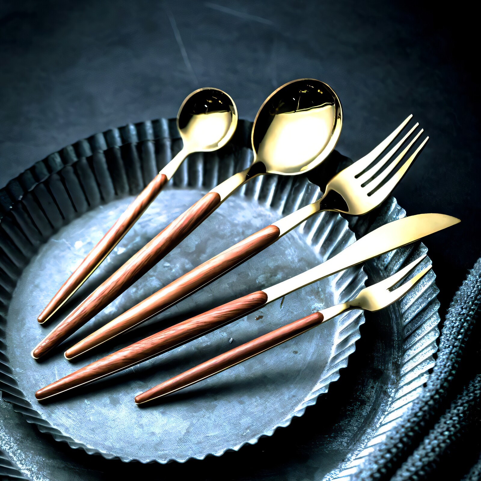 西餐专用刀叉勺套装不锈钢牛排刀