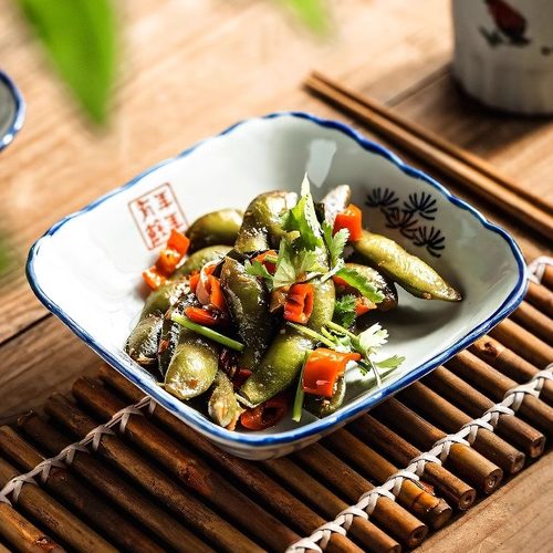5寸小菜碟陶瓷蘸料小碟凉菜盘