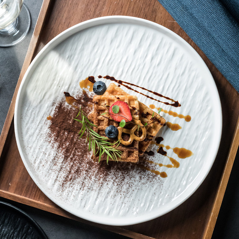 白色简约牛排盘西餐盘子 音乐餐厅下午茶甜品蛋糕盘小吃盘零食盘,餐饮具,盘,淘宝优惠券,粉丝福利购,淘宝优惠卷