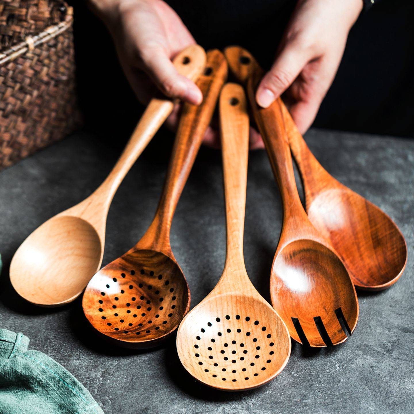 漏勺家用厨房捞饺子捞勺笊篱木勺过滤勺淘米勺沙拉勺汤勺吃播勺子,厨房/烹饪用具,汤勺,淘宝优惠券,粉丝福利购,淘宝优惠卷