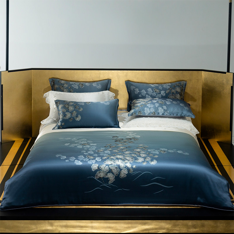 重磅真丝四件套高档奢华双面100%桑蚕丝数码印花被套丝滑裸睡床品,床上用品,床品套件/四件套/多件套,淘宝优惠券,粉丝福利购,淘宝优惠卷