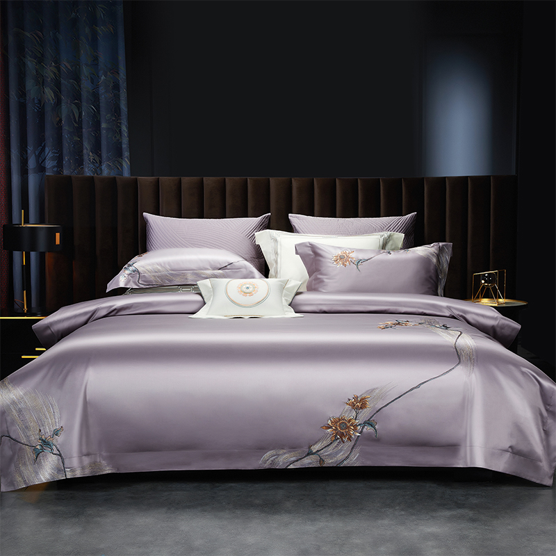 新中式高档刺绣四件套