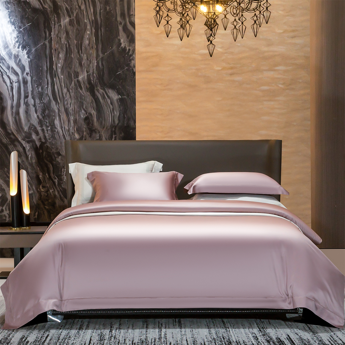 简约轻奢150支长绒棉裸睡四件套