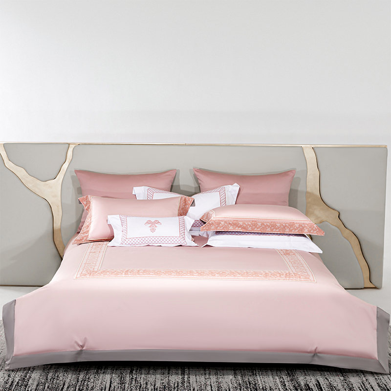 高档奢华数码印花床单四件套