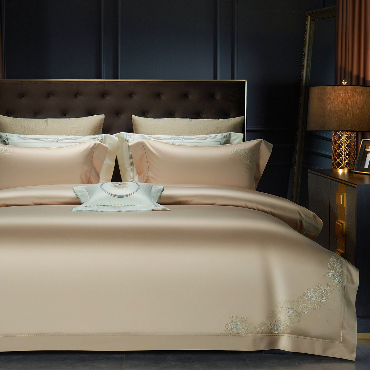 璟瑄家纺床单四件套重磅刺绣