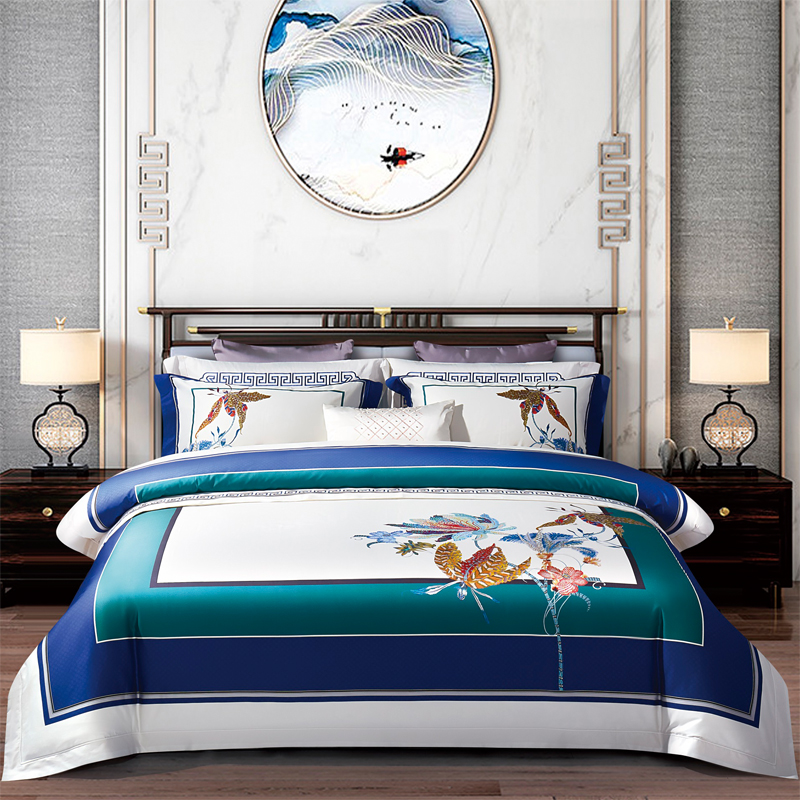 新中式140支长绒棉古典四件套