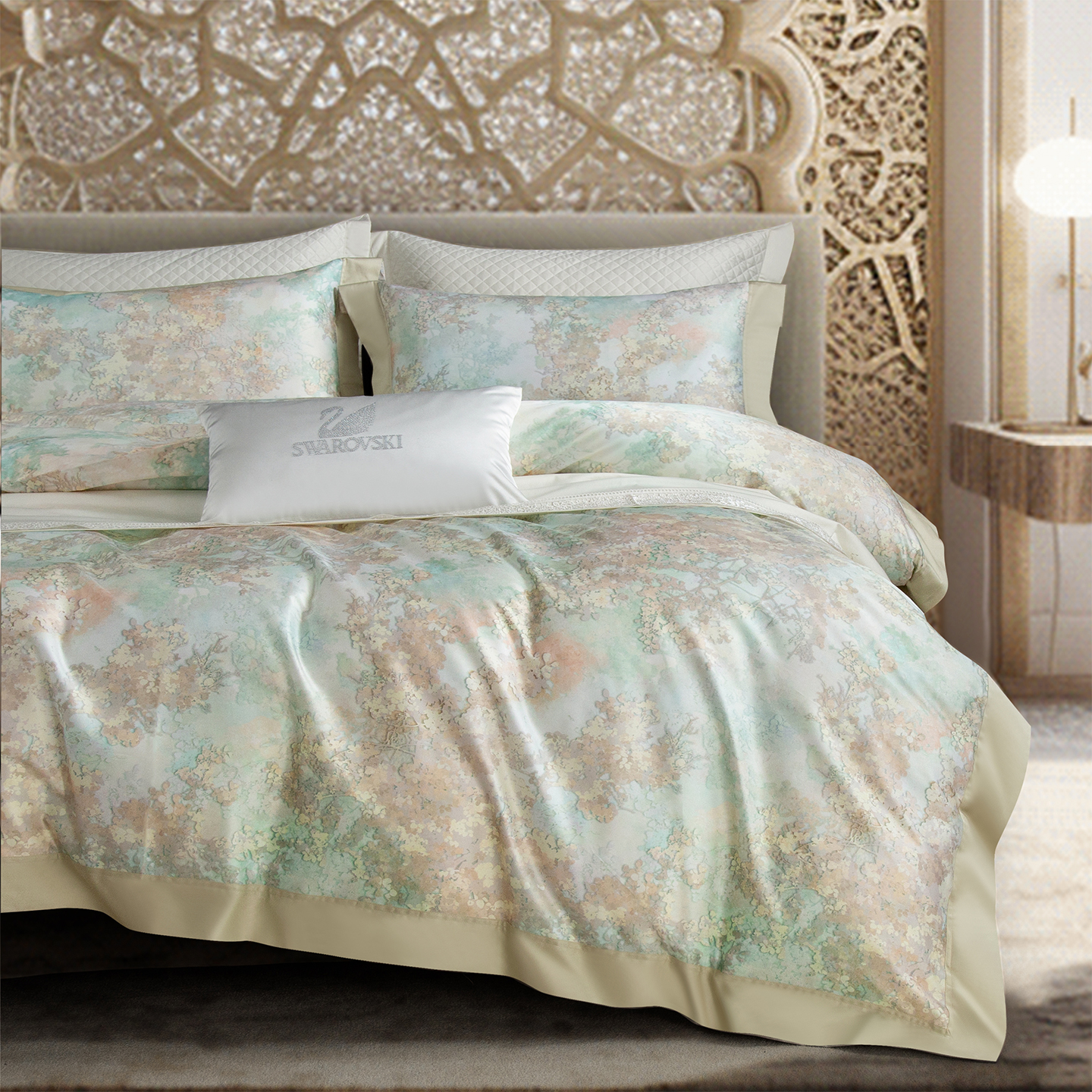 140支进口埃及棉裸睡印花四件套